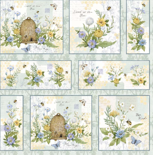 44"- Sweet as can Bee - Patch - 100% Cotton