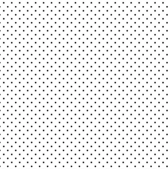 44-Swiss Dot - White/Black