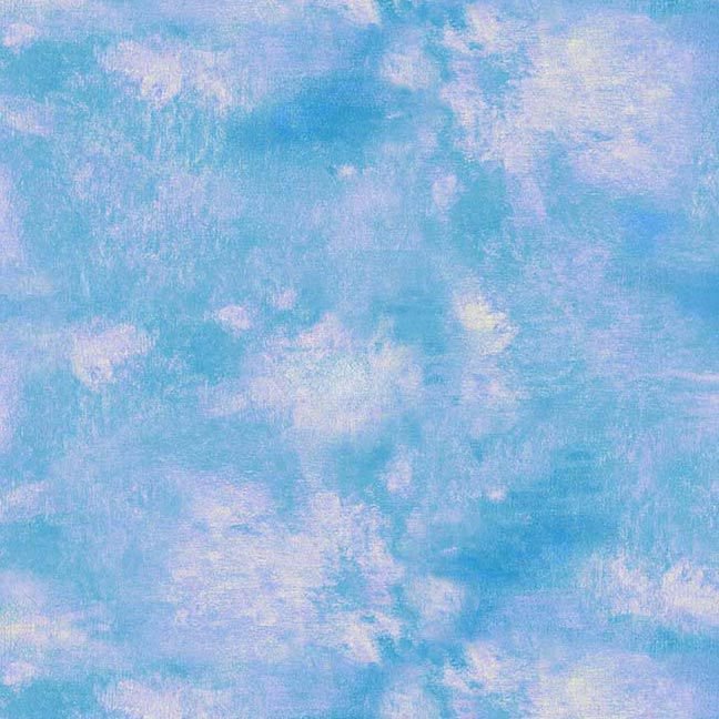 44" - Timeless Treasures - "Tonal Sky Texture - Blue" - 100% Cotton