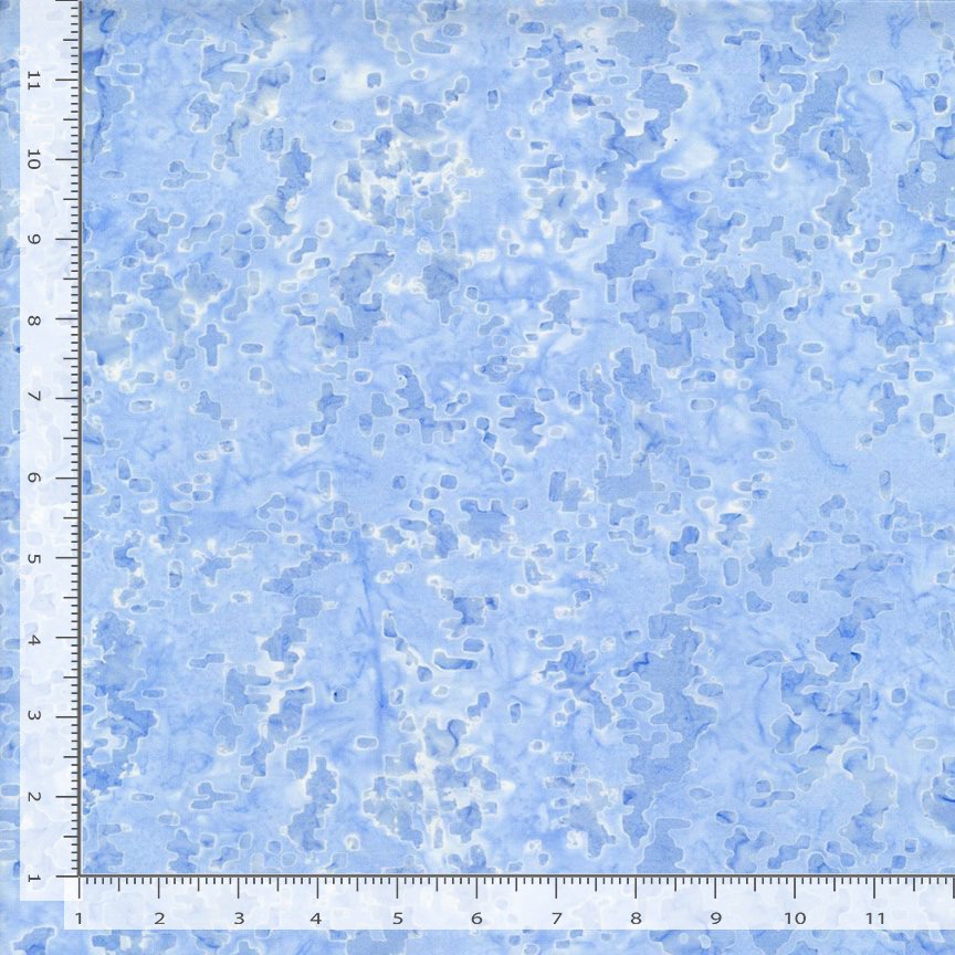 44" - Timeless Treasures - Batik "Sun Spots - Sky" - 100% Cotton