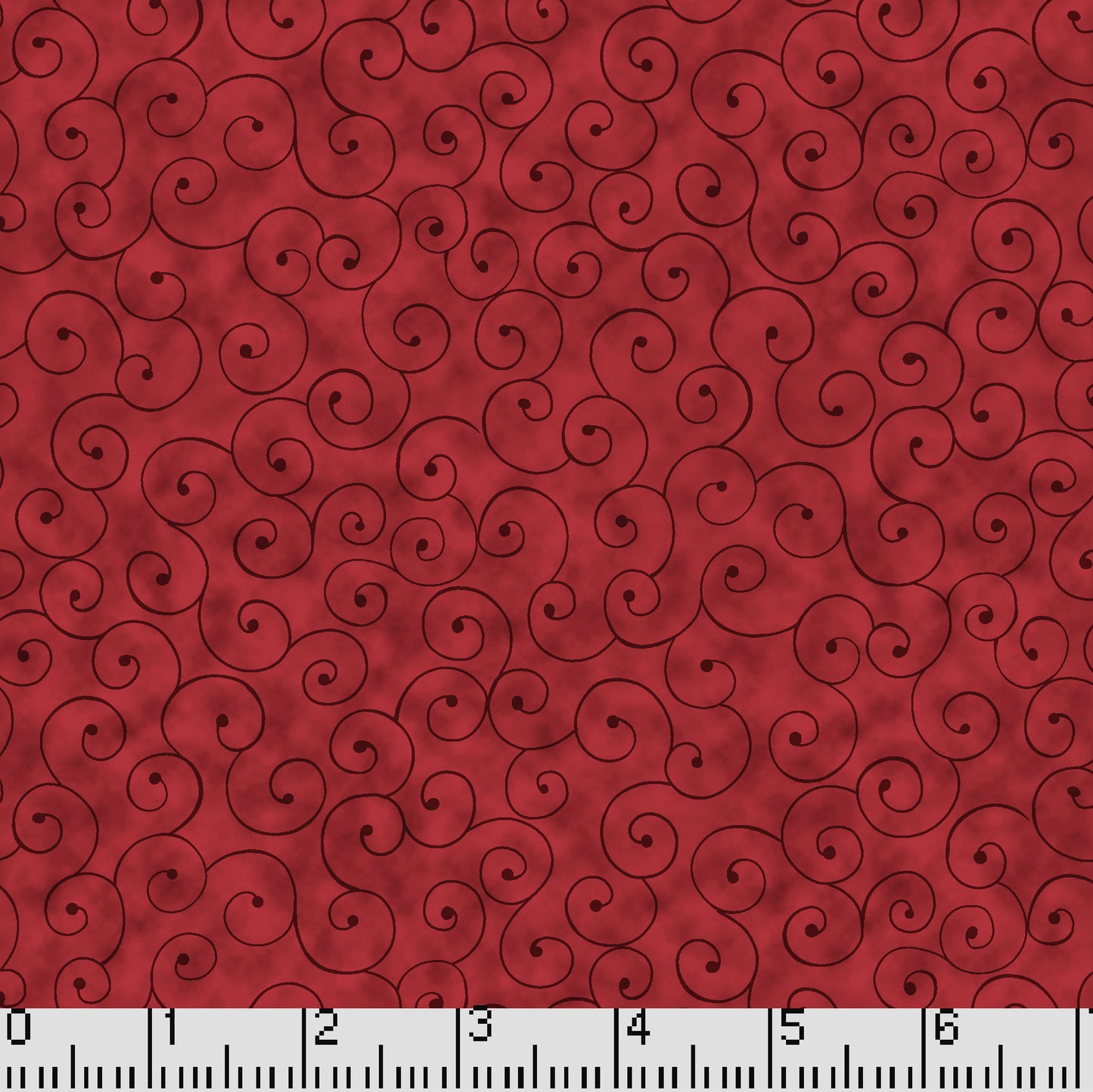 44"-"Tilt-A-Whirl"-Ruby - 100% Cotton