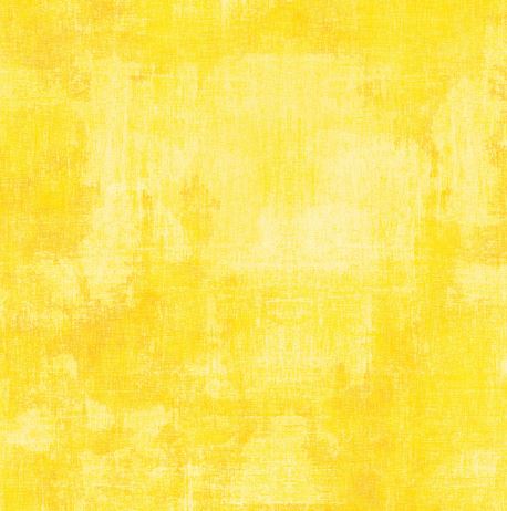 44"- Wilmington Prints - "Bright Yellow Dry Brush" -100% Cotton