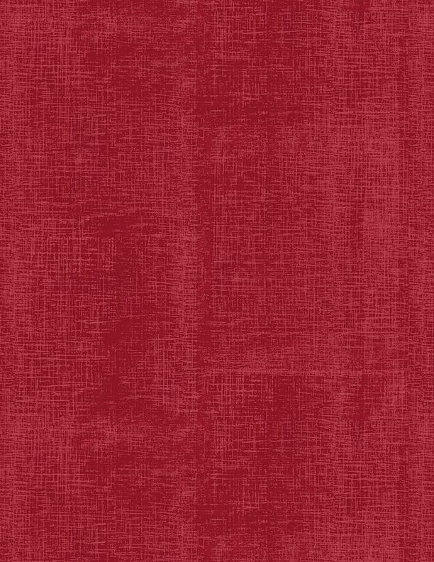 44"-Wilmington Prints - Canvas Texture - Ruby 100% Cotton