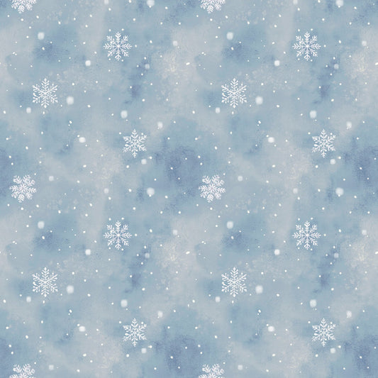 44"  - Windham Fabrics - Winter Whisper-  "Sky Flurries" - 100% Cotton