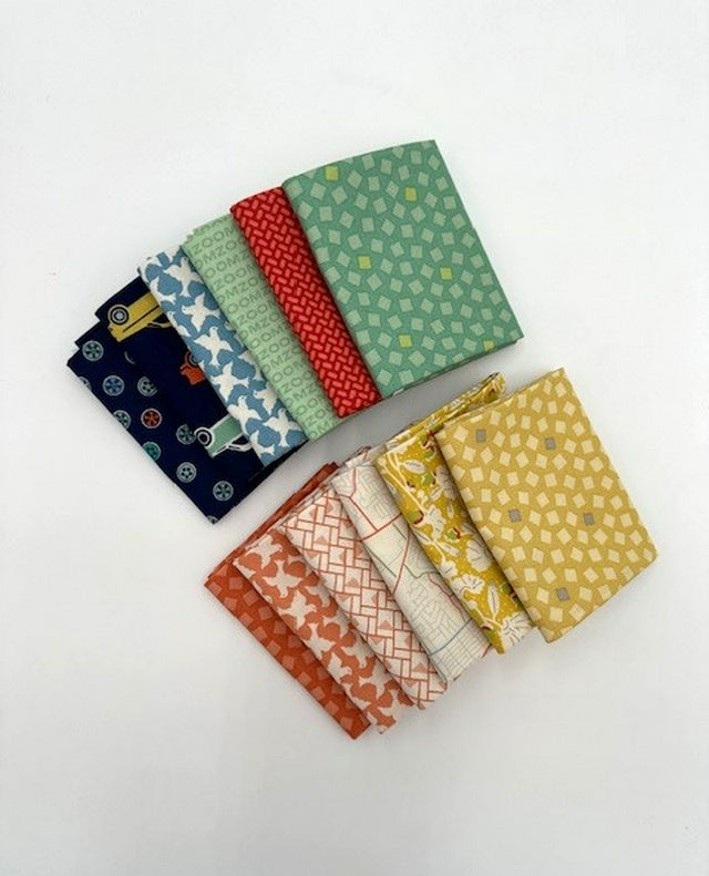 Andover - Fat Quarters - "Sweet Ride" -18"x 22" -12 pcs