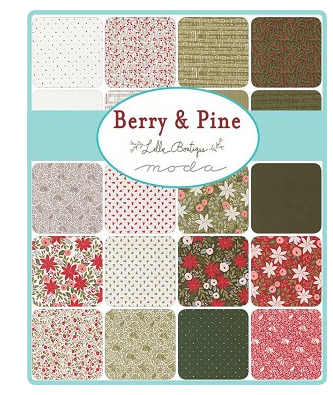 Moda-Layer Cake -Berry and Pine-10 x-10-42-pcs