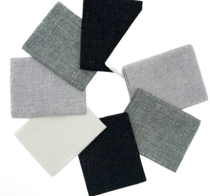 Andover - Fat Quarters - "Grain of Color" -18"x 22" -8 pcs