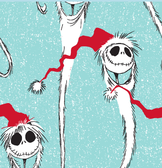 44"- Nightmare Before Christmas - "Santa Jack" - 100% Cotton