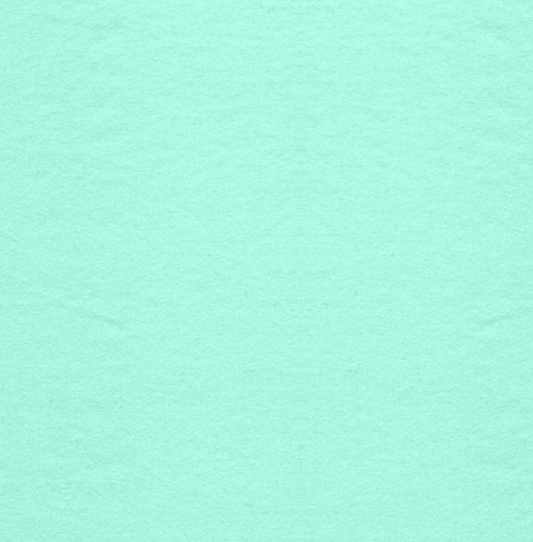 44"  - Flannel - Solid Turquoise- 100% Cotton