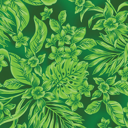 108"-Benartex "Oasis Leaf Green" -3 yd Cut -100%-Cotton