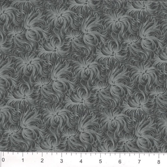 108"-Day Dream-Gray -3 yd Cut -100%-Cotton