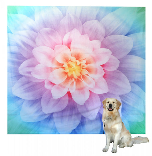 Panel - Hoffman Fabrics - "Opal Dream" Bigger Flower 108in x 108in- 100% Cotton