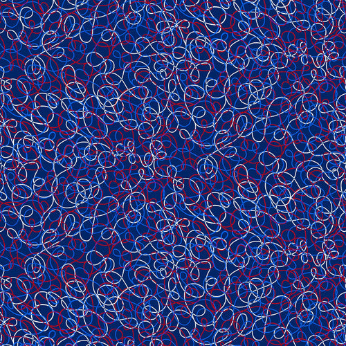 108" Henry Glass Du Jour Quiltback - Navy 100% Cotton