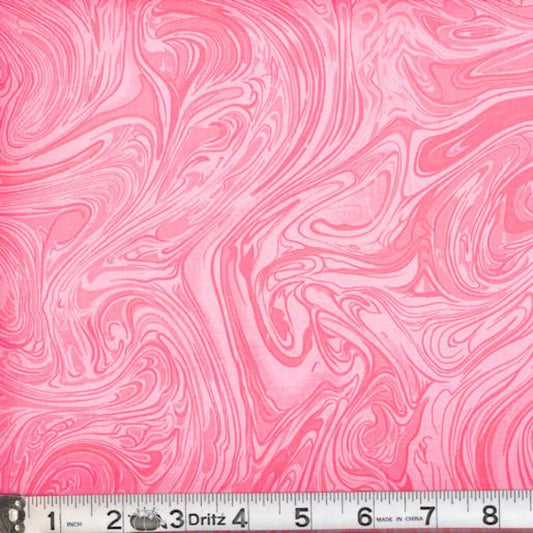 108"  - Marbelicious - Pink - 100% Cotton