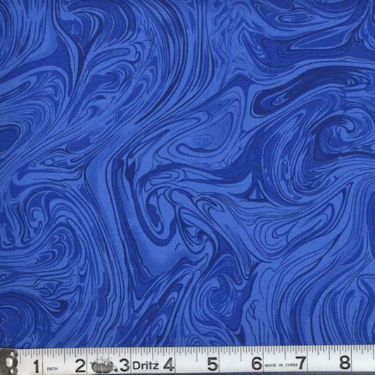 108" Marbelicious Swirl Blue
