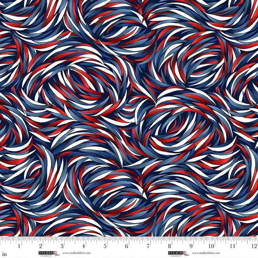 108"  - Studio e - Tempest - "Patriotic" -  100% Cotton