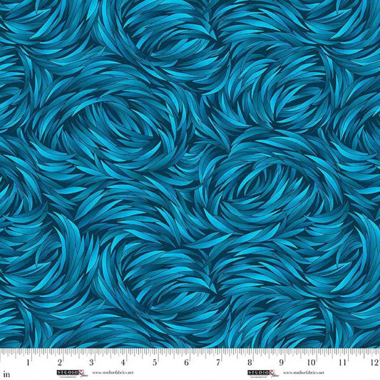108"  - Studio e - Tempest - "Turquoise" -  100% Cotton