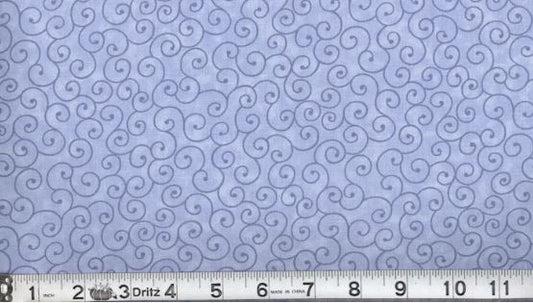 108"-Tilt-a-Whirl Blue  100% Cotton Quilt Back Fabric