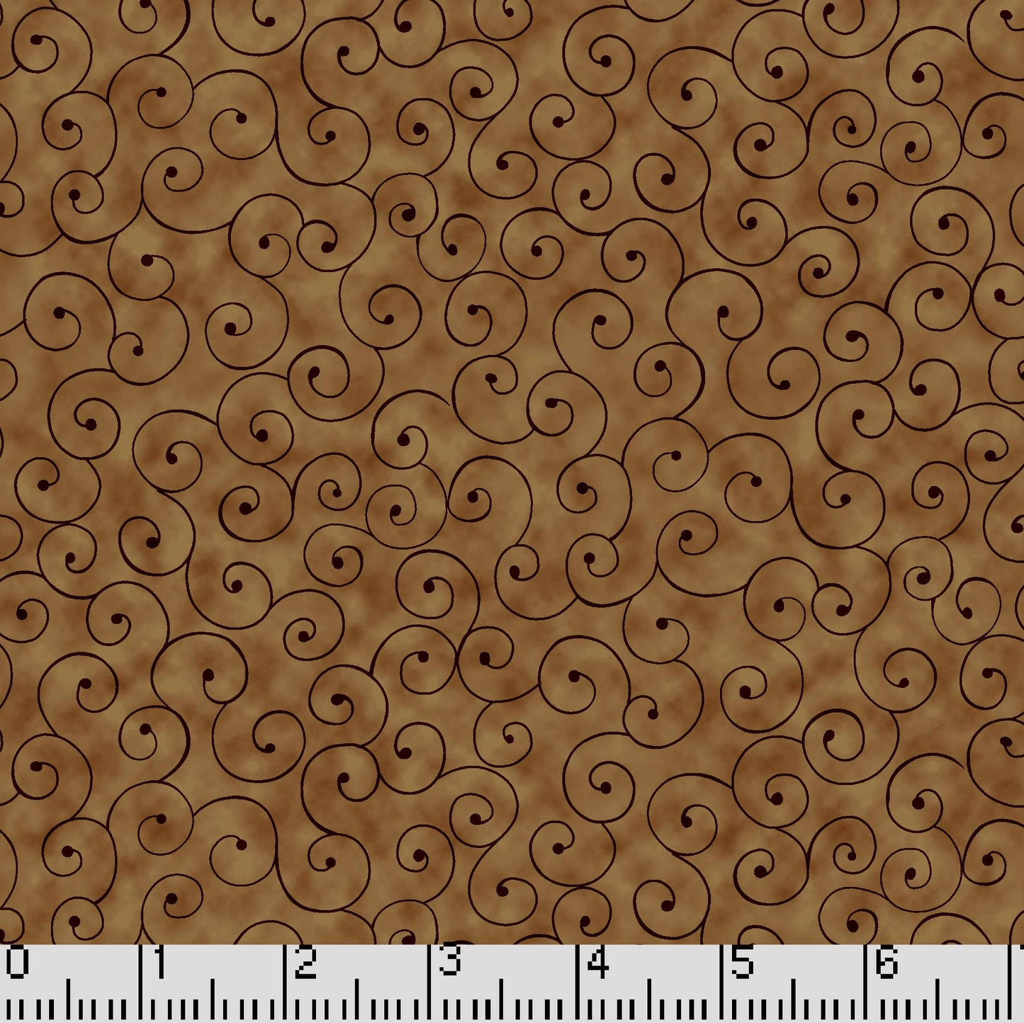 108" -Tilt a Whirl - Brown  - 100% Cotton