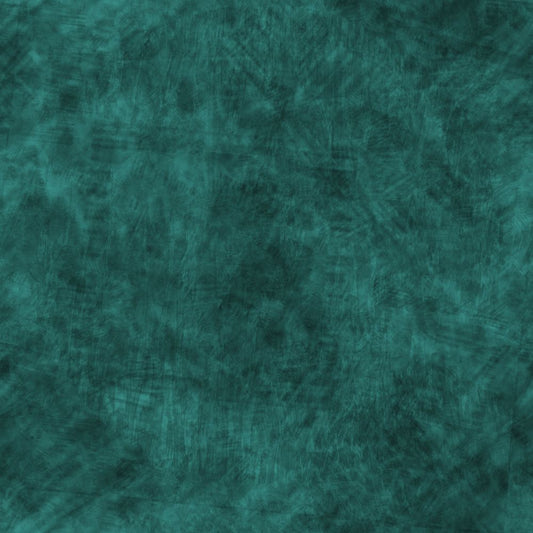 44"  - "Grunge Paint - Dark Teal" - 100% Cotton