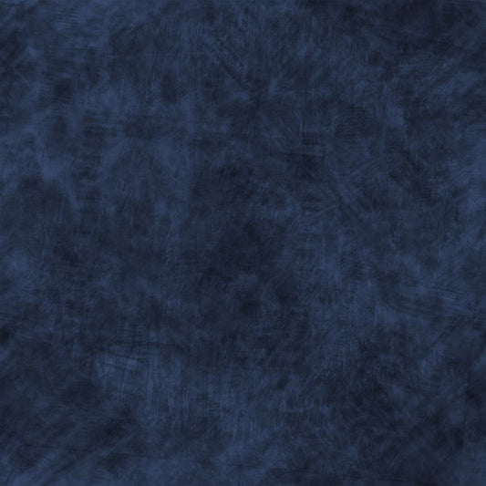 44"  - "Grunge Paint - Navy" - 100% Cotton