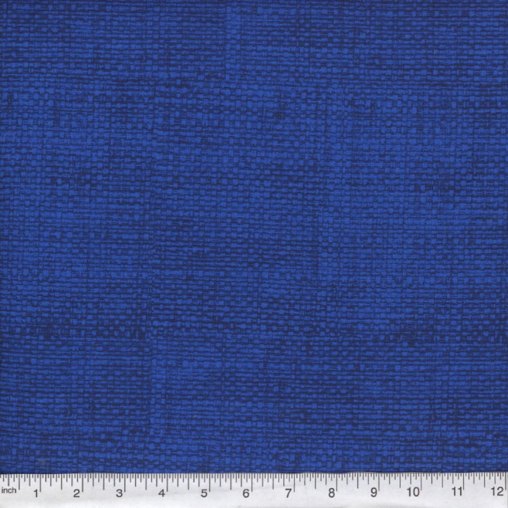 44"  -Burlap - "Royal" - 100% Cotton