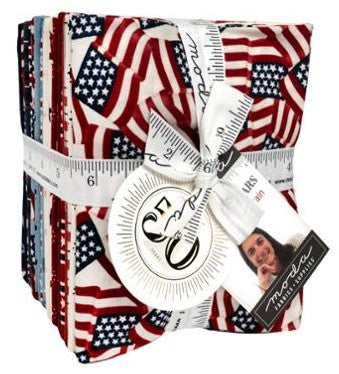 Moda - Fat Quarters - "America 250" -  18"x22" -24 pcs