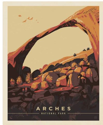 Panel -Riley Blake - "Arches National Park" - 100% Cotton