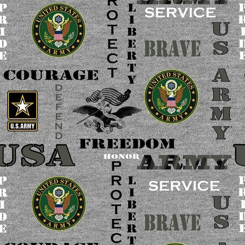 44"  -"Army"-  100% Cotton