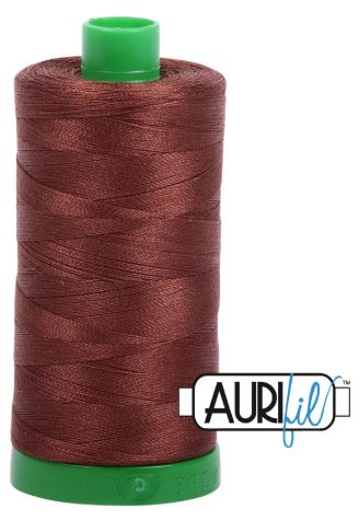 Aurifil 1094yd Chocolate 40wt 100% Cotton