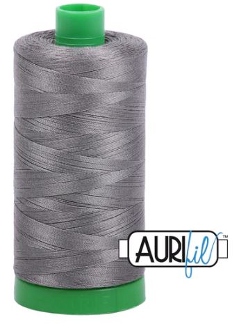Aurifil 1094yd Grey Smoke 40wt 100% Cotton