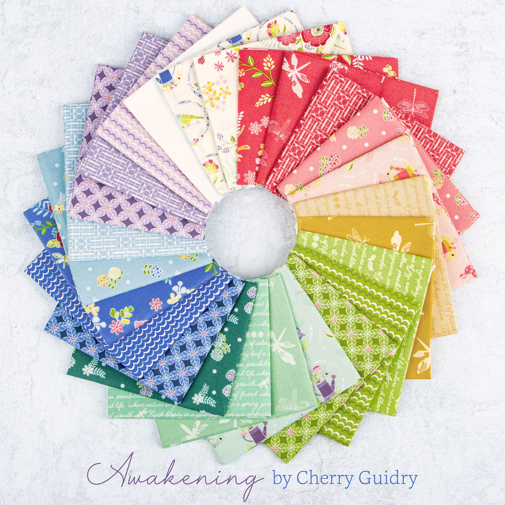Riley Blake -Charm Pack - "Awakening" -5"x5" -42 pcs