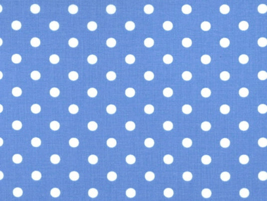 44"-Treasures From The Attic " Blue Dots" - 100% Cotton