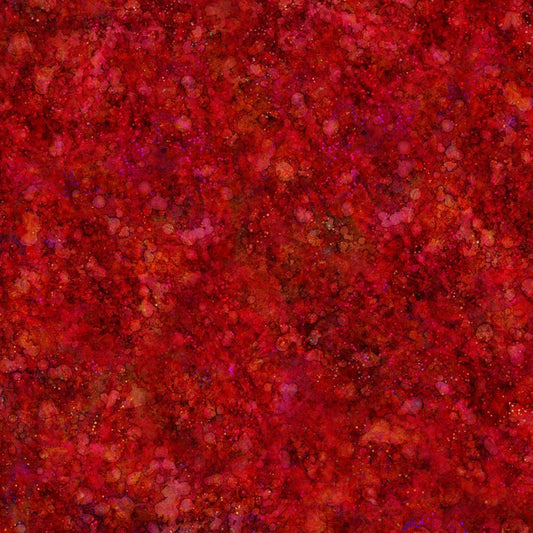 44"  - Digitally Printed Batik "Orange" 12- 100% Cotton