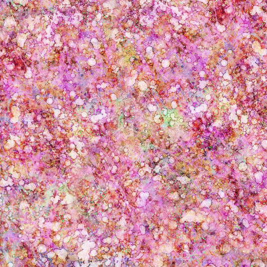 44"  - Digitally Printed Batik "Pink" - 100% Cotton