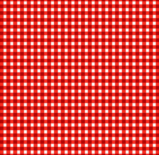44"-Maywood Studio Beautiful Basics Classic Check - Crimson Red