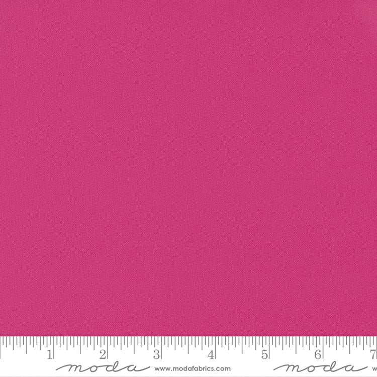 44"  - Moda - Bella Solids - "Magenta" -  100% Cotton