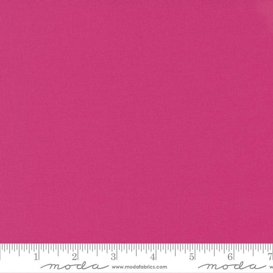 44"  - Moda - Bella Solids - "Magenta" -  100% Cotton