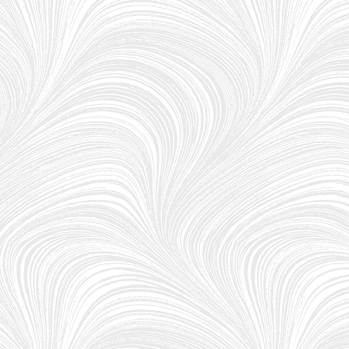 108" Benartex Wave Texture - White  100% Cotton