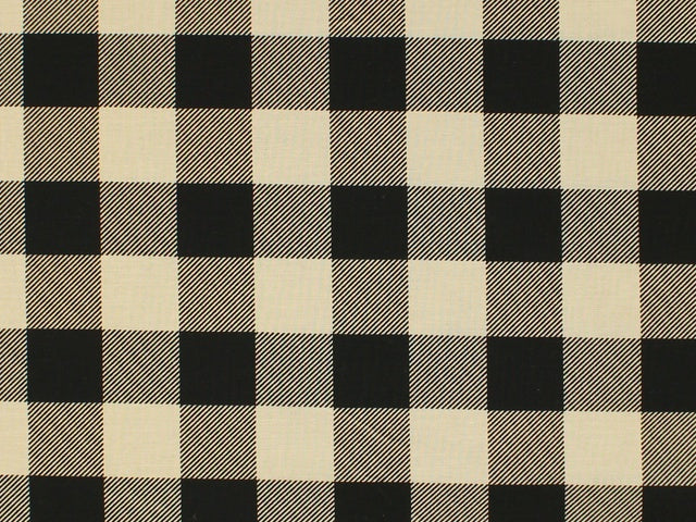 44"-Buffalo Plaid  "Cream" - 100% Cotton