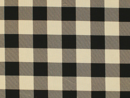 44"-Buffalo Plaid  "Cream" - 100% Cotton