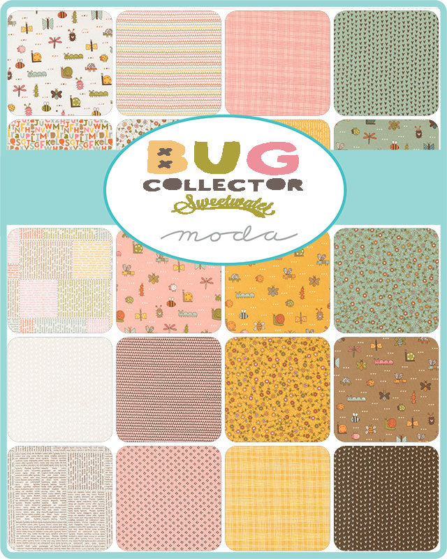 Moda -Layer Cake - "Bug Collector" - 10"x 10" -42 pcs