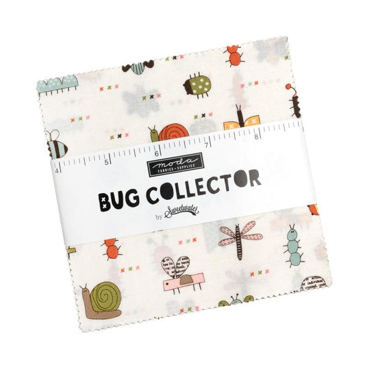 Moda -Charm Pack - "Bug Collector" - 5"x 5" -42 pcs
