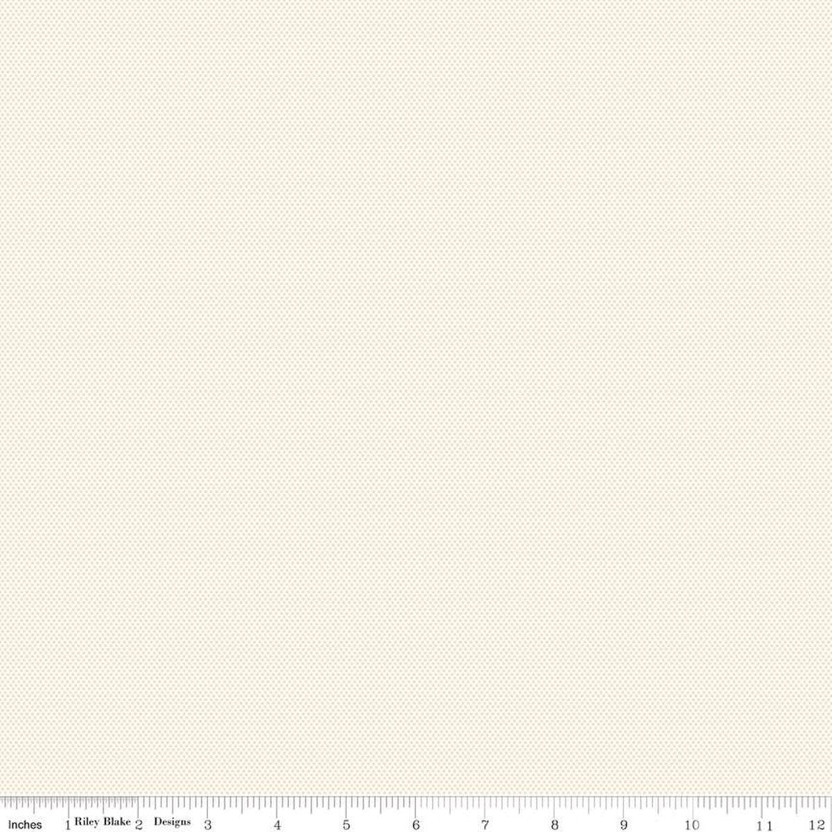 44"  - Riley Blake -  POParazzi  "Cream" -  100% Cotton