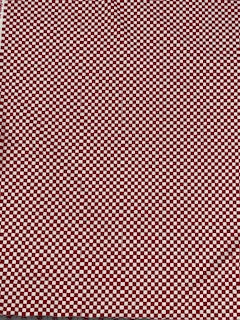 44"-Choice Fabrics Red Checkerboard   100% Cotton