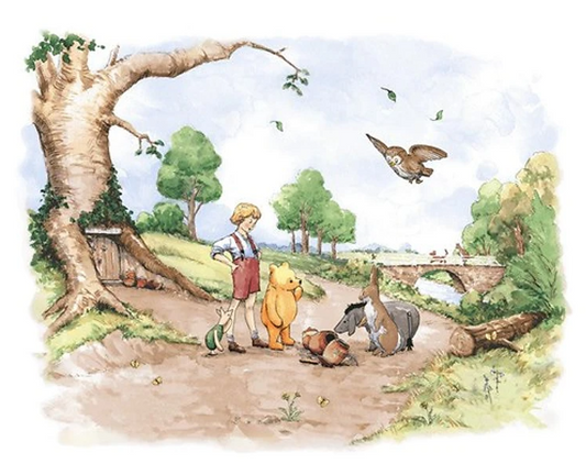 Studio e - Classic Winnie the Pooh Panel  -  100% Cotton 44"x36"