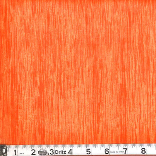 44"-"Color Wave"- Orange - 100% Cotton