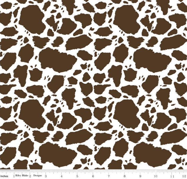 44"  - Riley Blake - "The Homestead Cow Patches" -  100% Cotton