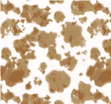 44"  -Blank Quilting-"White Cowhide"  - 100% Cotton