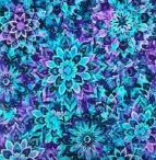 108"-Dancin' Dahlias blue-3-yard-cut-100%-cotton-quilt-back-fabric